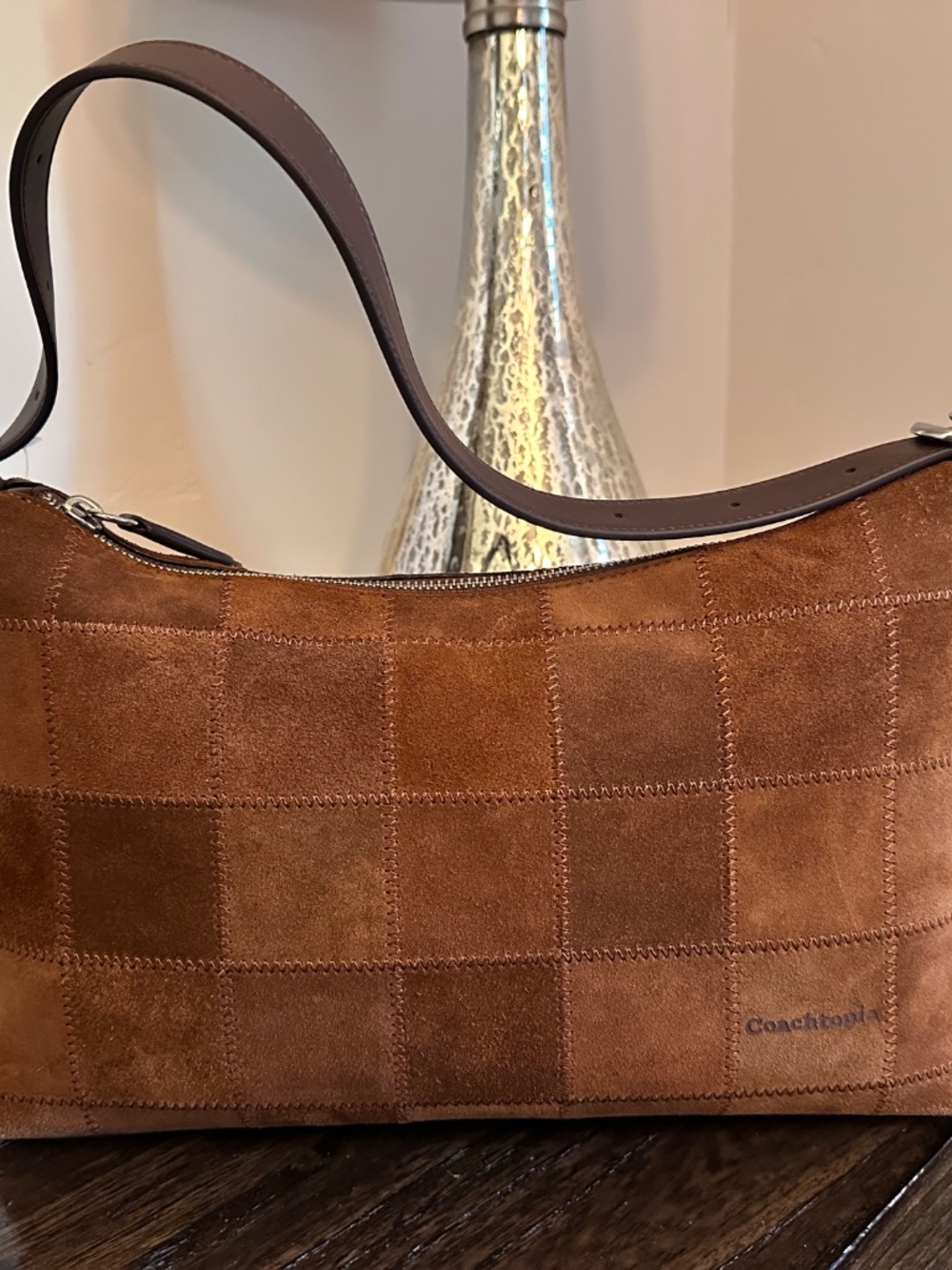 Coachtopia Alter/Ego Slouchy Suede Shoulder Bag - Picture 3 of 9